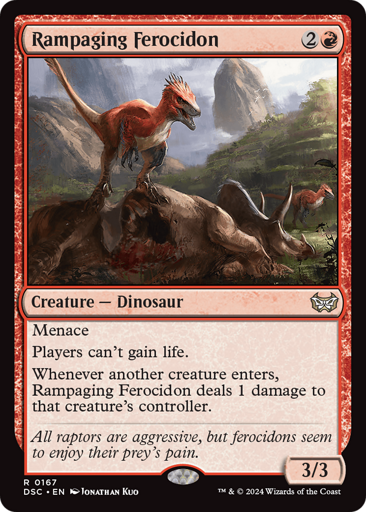 Rampaging Ferocidon [Duskmourn: House of Horror Commander] - Magic: The Gathering - Card Brawlers | Quebec | Canada |