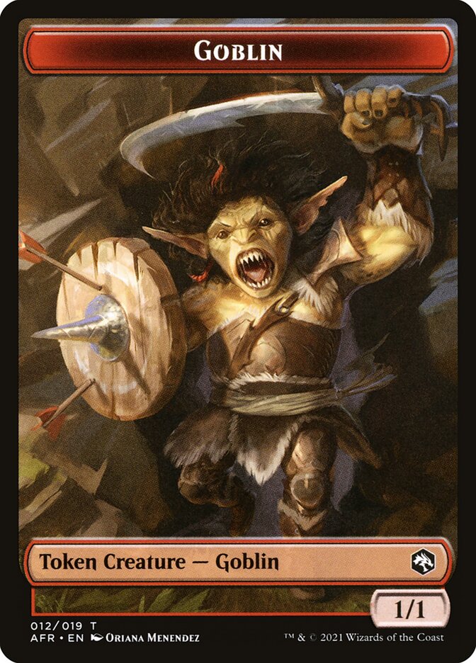 Clue // Goblin Double-Sided Token [Dungeons & Dragons: Adventures in the Forgotten Realms Commander Tokens] - Magic: The Gathering - Card Brawlers | Quebec | Canada |