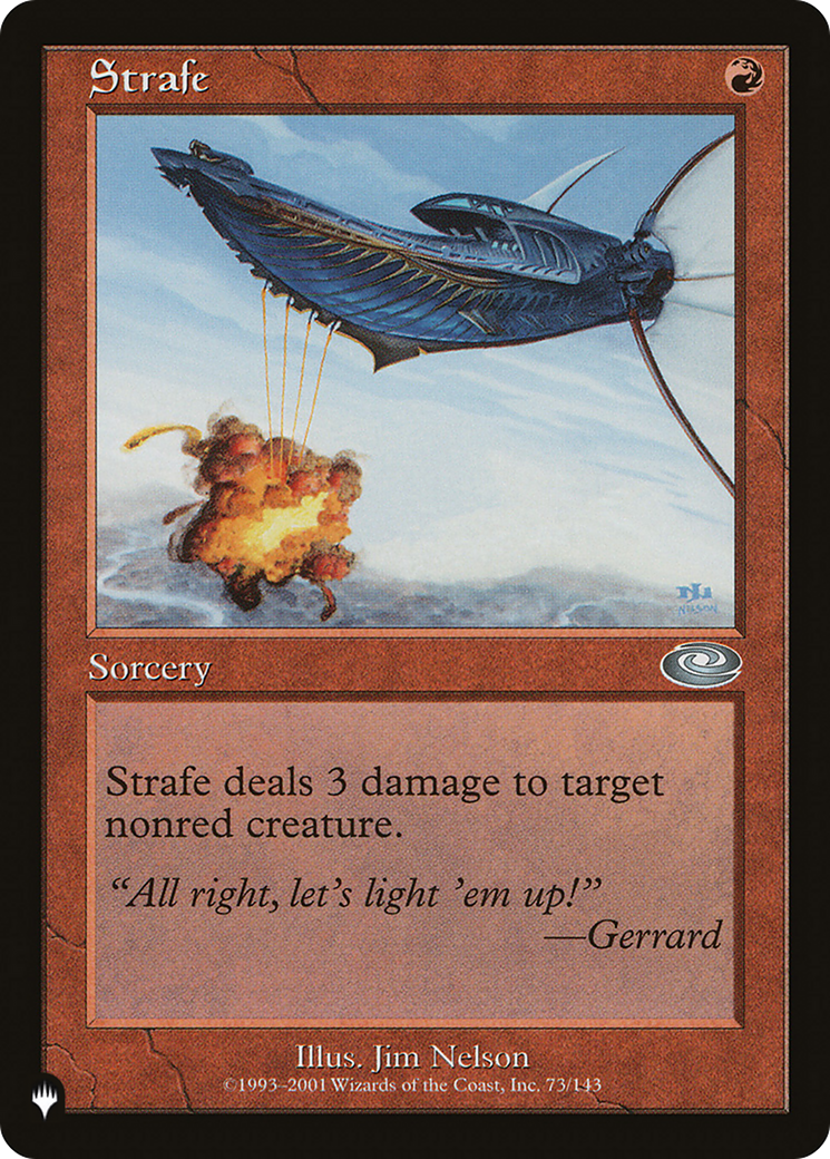 Strafe [The List] - Magic: The Gathering - Card Brawlers | Quebec | Canada |