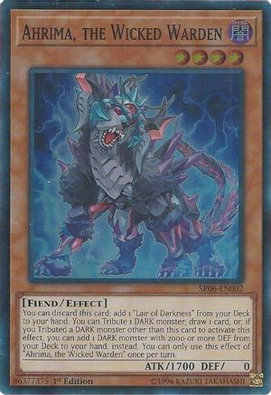 Ahrima, the Wicked Warden [SR06-EN002] Super Rare - Yu-Gi-Oh! - Card Brawlers | Quebec | Canada |