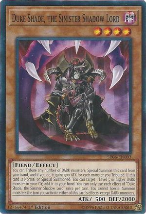 Duke Shade, the Sinister Shadow Lord [SR06-EN003] Common - Yu-Gi-Oh! - Card Brawlers | Quebec | Canada |