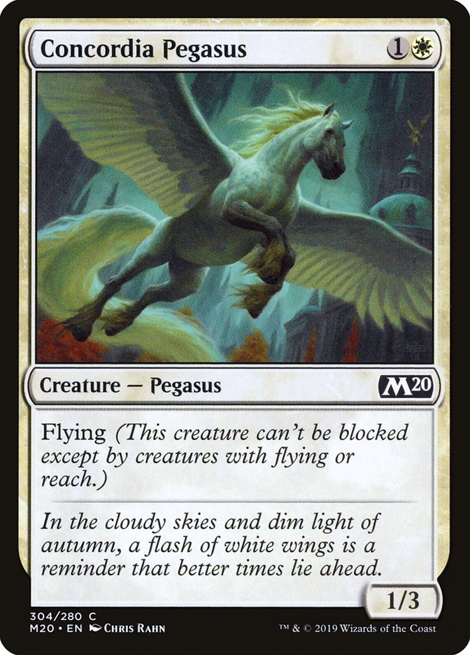 Concordia Pegasus [Core Set 2020] - Magic: The Gathering - Card Brawlers | Quebec | Canada |