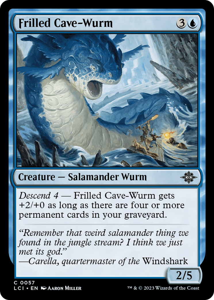 Frilled Cave-Wurm [The Lost Caverns of Ixalan] - Magic: The Gathering - Card Brawlers | Quebec | Canada |