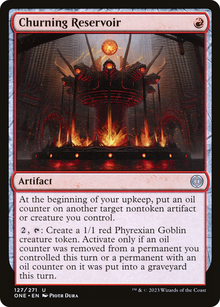 Churning Reservoir [Phyrexia: All Will Be One] - Magic: The Gathering - Card Brawlers | Quebec | Canada |