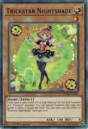 Trickstar Nightshade [FLOD-EN006] Common - Yu-Gi-Oh! - Card Brawlers | Quebec | Canada |