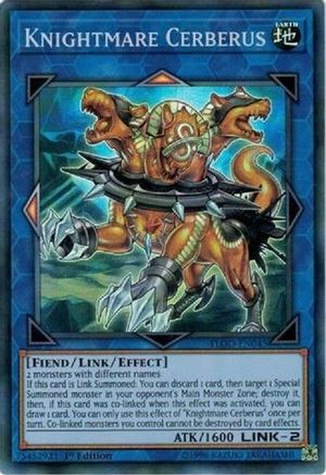 Knightmare Cerberus [FLOD-EN045] Super Rare - Yu-Gi-Oh! - Card Brawlers | Quebec | Canada |