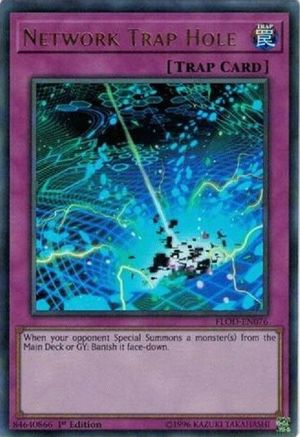 Network Trap Hole [FLOD-EN076] Ultra Rare - Yu-Gi-Oh! - Card Brawlers | Quebec | Canada |