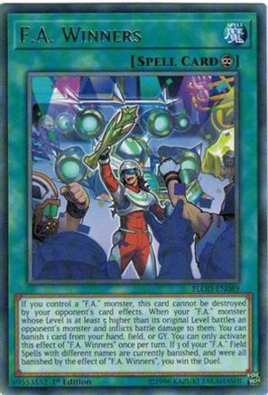 F.A. Winners [FLOD-EN089] Rare - Yu-Gi-Oh! - Card Brawlers | Quebec | Canada |