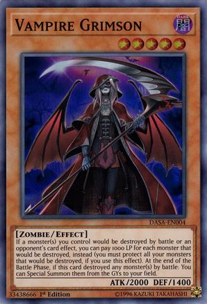 Vampire Grimson [DASA-EN004] Super Rare - Yu-Gi-Oh! - Card Brawlers | Quebec | Canada |