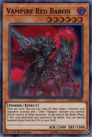 Vampire Red Baron [DASA-EN006] Super Rare - Yu-Gi-Oh! - Card Brawlers | Quebec | Canada |