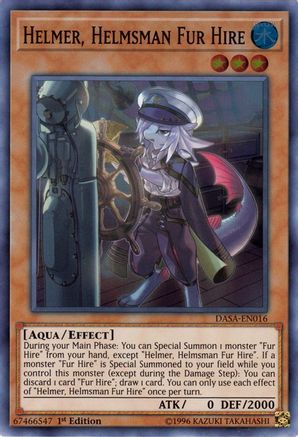 Helmer, Helmsman Fur Hire [DASA-EN016] Super Rare - Yu-Gi-Oh! - Card Brawlers | Quebec | Canada |