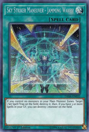 Sky Striker Maneuver - Jamming Waves! [DASA-EN032] Secret Rare - Yu-Gi-Oh! - Card Brawlers | Quebec | Canada |