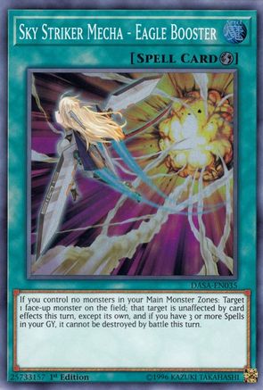 Sky Striker Mecha - Eagle Booster [DASA-EN035] Super Rare - Yu-Gi-Oh! - Card Brawlers | Quebec | Canada |