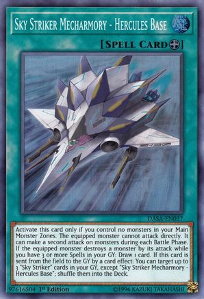 Sky Striker Mecharmory - Hercules Base [DASA-EN037] Super Rare - Yu-Gi-Oh! - Card Brawlers | Quebec | Canada |