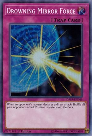 Drowning Mirror Force [DASA-EN045] Super Rare - Yu-Gi-Oh! - Card Brawlers | Quebec | Canada |