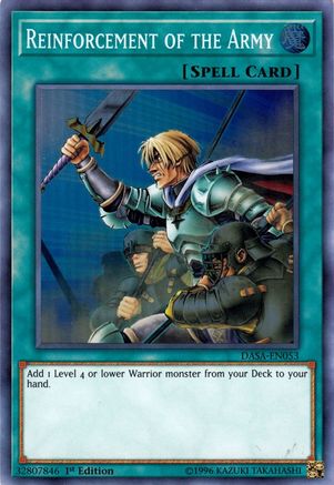 Reinforcement of the Army [DASA-EN053] Super Rare - Yu-Gi-Oh! - Card Brawlers | Quebec | Canada |