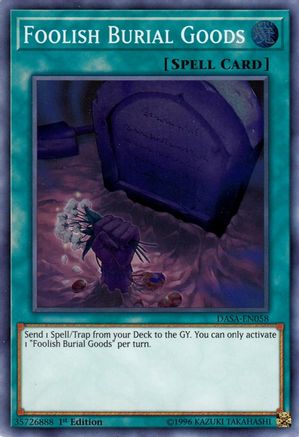 Foolish Burial Goods [DASA-EN058] Super Rare - Yu-Gi-Oh! - Card Brawlers | Quebec | Canada |