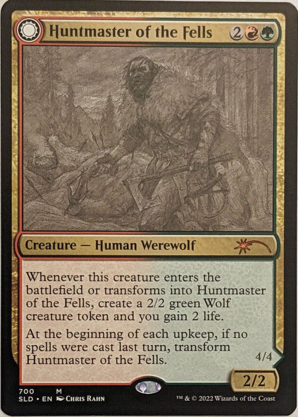 Huntmaster of the Fells // Ravager of the Fells (Sketch) [Secret Lair Drop Promos] - Magic: The Gathering - Card Brawlers | Quebec | Canada |