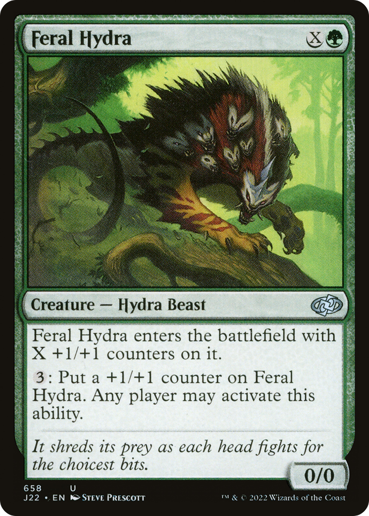 Feral Hydra [Jumpstart 2022] - Magic: The Gathering - Card Brawlers | Quebec | Canada |