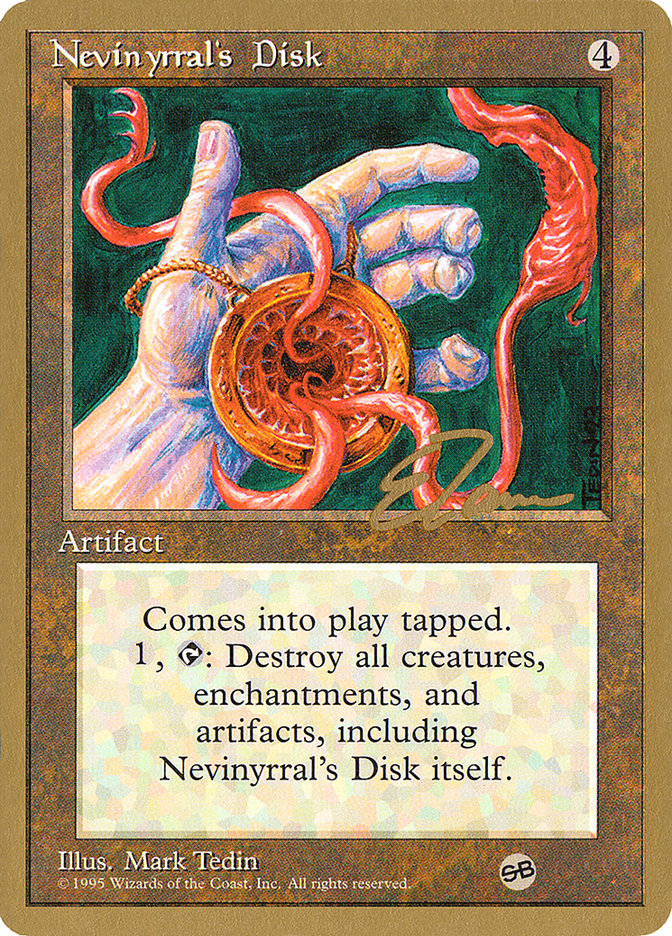 Nevinyrral's Disk (Eric Tam) (SB) [Pro Tour Collector Set] - Magic: The Gathering - Card Brawlers | Quebec | Canada |