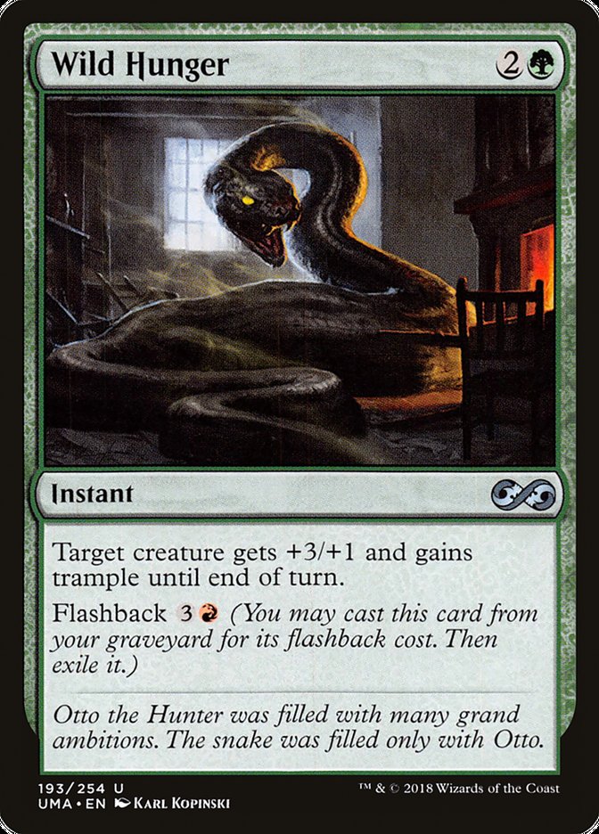 Wild Hunger [Ultimate Masters] - Magic: The Gathering - Card Brawlers | Quebec | Canada |