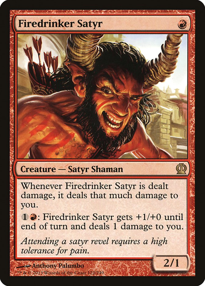 Firedrinker Satyr [Theros] - Magic: The Gathering - Card Brawlers | Quebec | Canada |