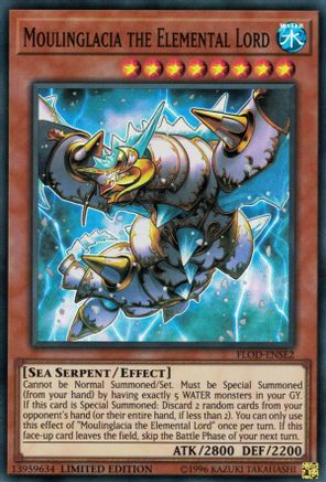 Moulinglacia the Elemental Lord [FLOD-ENSE2] Super Rare - Yu-Gi-Oh! - Card Brawlers | Quebec | Canada |