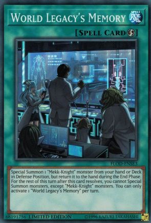 World Legacy's Memory [FLOD-ENSE3] Super Rare - Yu-Gi-Oh! - Card Brawlers | Quebec | Canada |