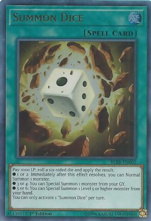 Summon Dice [BLRR-EN002] Ultra Rare - Yu-Gi-Oh! - Card Brawlers | Quebec | Canada |