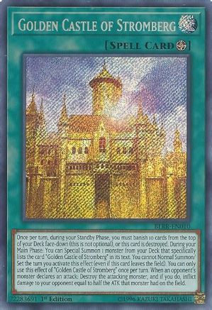 Golden Castle of Stromberg [BLRR-EN010] Secret Rare - Yu-Gi-Oh! - Card Brawlers | Quebec | Canada |