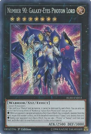 Number 90: Galaxy-Eyes Photon Lord [BLRR-EN033] Secret Rare - Yu-Gi-Oh! - Card Brawlers | Quebec | Canada |