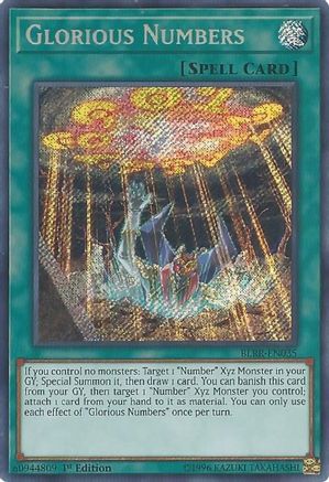 Glorious Numbers [BLRR-EN035] Secret Rare - Yu-Gi-Oh! - Card Brawlers | Quebec | Canada |