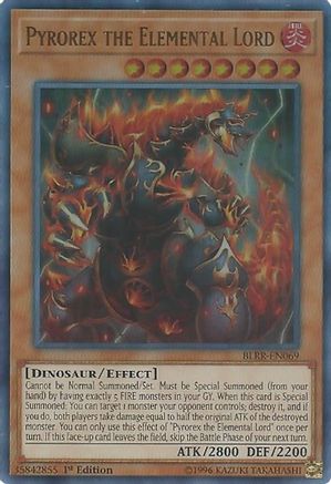 Pyrorex the Elemental Lord [BLRR-EN069] Ultra Rare - Yu-Gi-Oh! - Card Brawlers | Quebec | Canada |