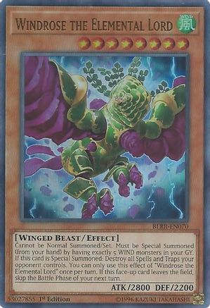 Windrose the Elemental Lord [BLRR-EN070] Ultra Rare - Yu-Gi-Oh! - Card Brawlers | Quebec | Canada |