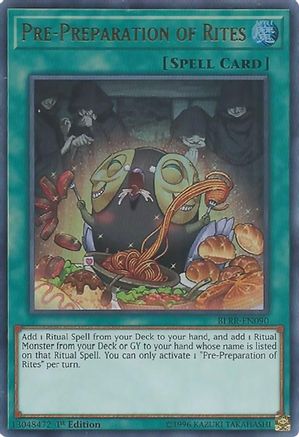 Pre-Preparation of Rites [BLRR-EN090] Ultra Rare - Yu-Gi-Oh! - Card Brawlers | Quebec | Canada |
