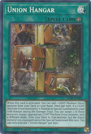 Union Hangar [BLRR-EN092] Secret Rare - Yu-Gi-Oh! - Card Brawlers | Quebec | Canada |