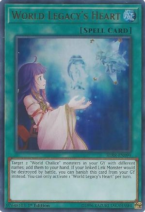 World Legacy's Heart [BLRR-EN099] Ultra Rare - Yu-Gi-Oh! - Card Brawlers | Quebec | Canada |