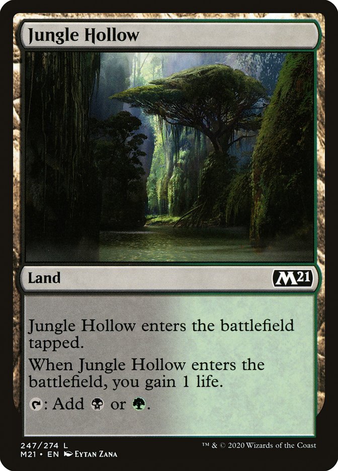 Jungle Hollow [Core Set 2021] - Magic: The Gathering - Card Brawlers | Quebec | Canada |