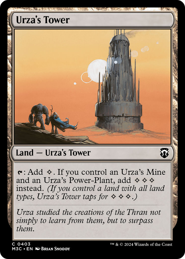 Urza's Tower (Ripple Foil) [Modern Horizons 3 Commander] - Magic: The Gathering - Card Brawlers | Quebec | Canada |