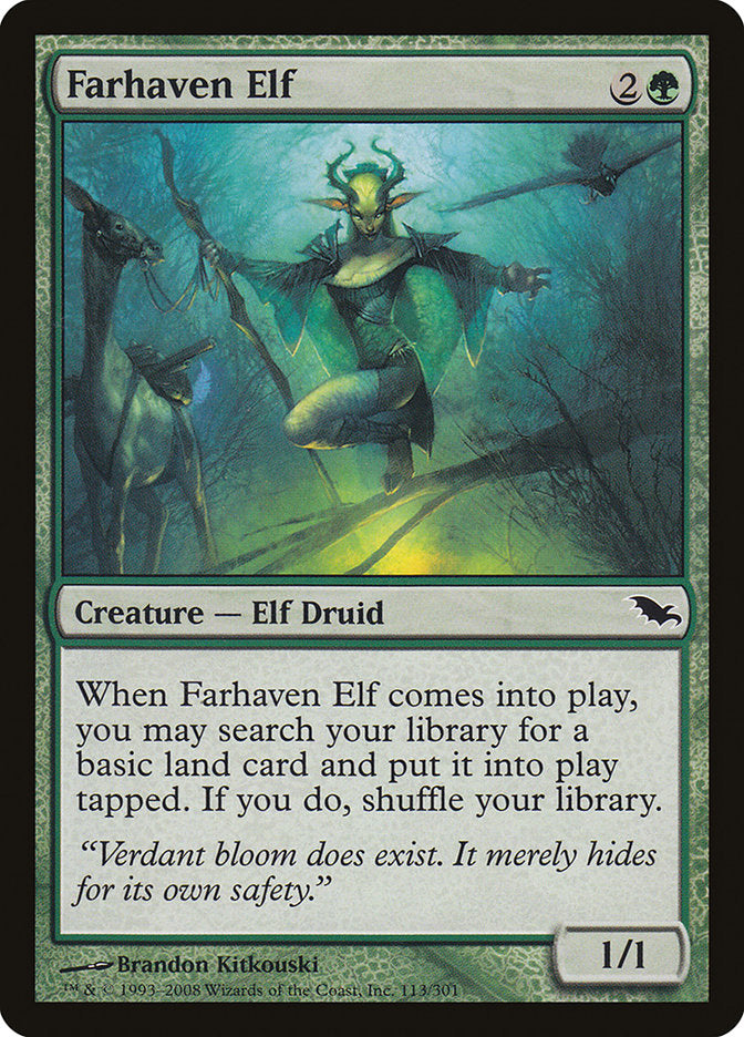 Farhaven Elf [Shadowmoor] - Magic: The Gathering - Card Brawlers | Quebec | Canada |