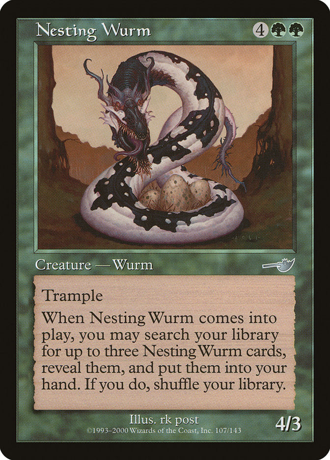 Nesting Wurm [Nemesis] - Magic: The Gathering - Card Brawlers | Quebec | Canada |
