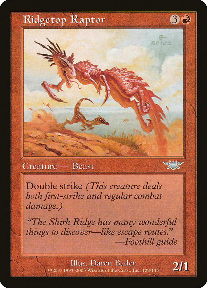 Ridgetop Raptor [Legions] - Magic: The Gathering - Card Brawlers | Quebec | Canada |