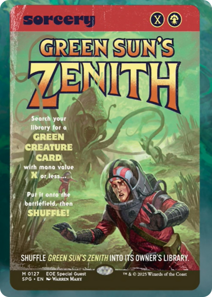 Green Sun's Zenith (Showcase) [Edge of Eternities Special Guests] - Magic: The Gathering - Card Brawlers | Quebec | Canada |