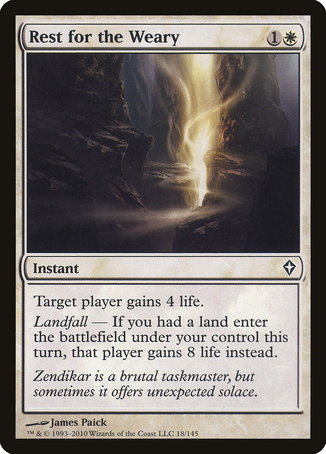 Rest for the Weary [Worldwake] - Magic: The Gathering - Card Brawlers | Quebec | Canada |