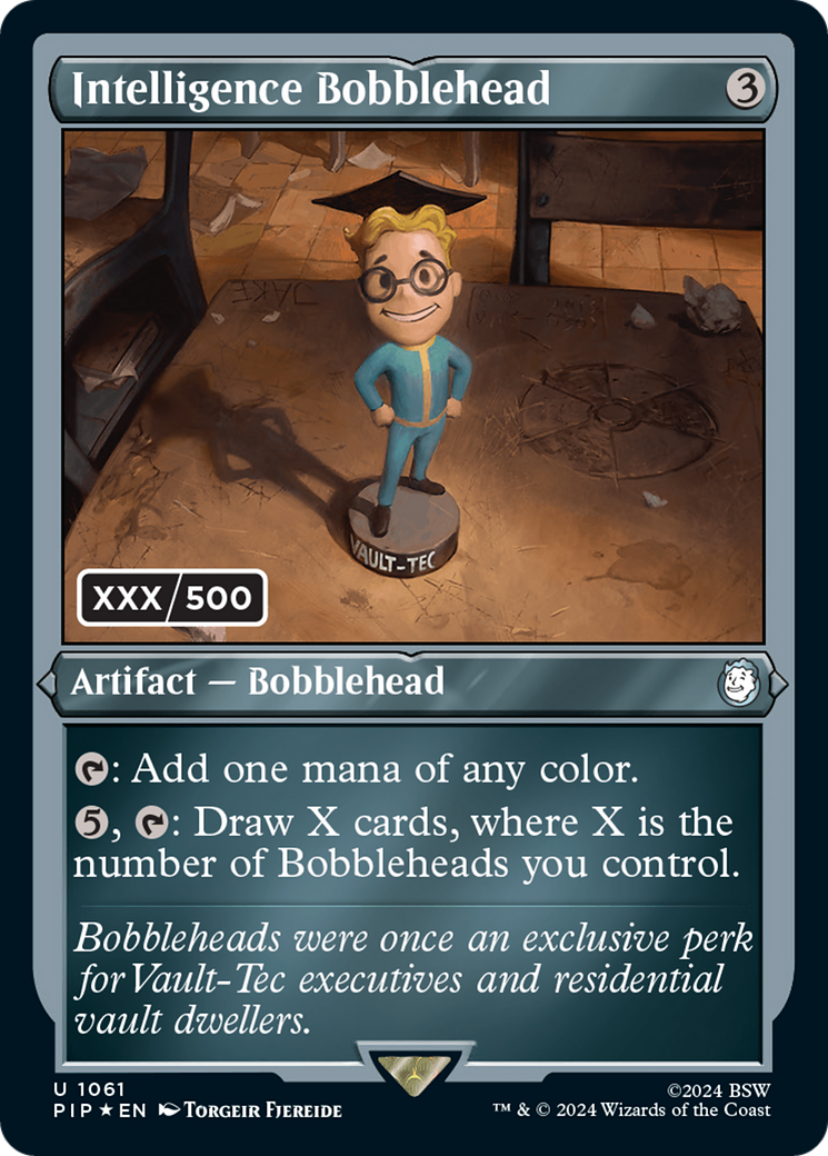 Intelligence Bobblehead (Serialized) [Fallout] - Magic: The Gathering - Card Brawlers | Quebec | Canada |