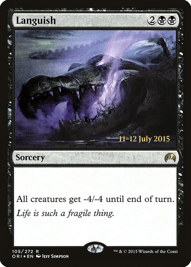 Languish [Magic Origins Prerelease Promos] - Magic: The Gathering - Card Brawlers | Quebec | Canada |