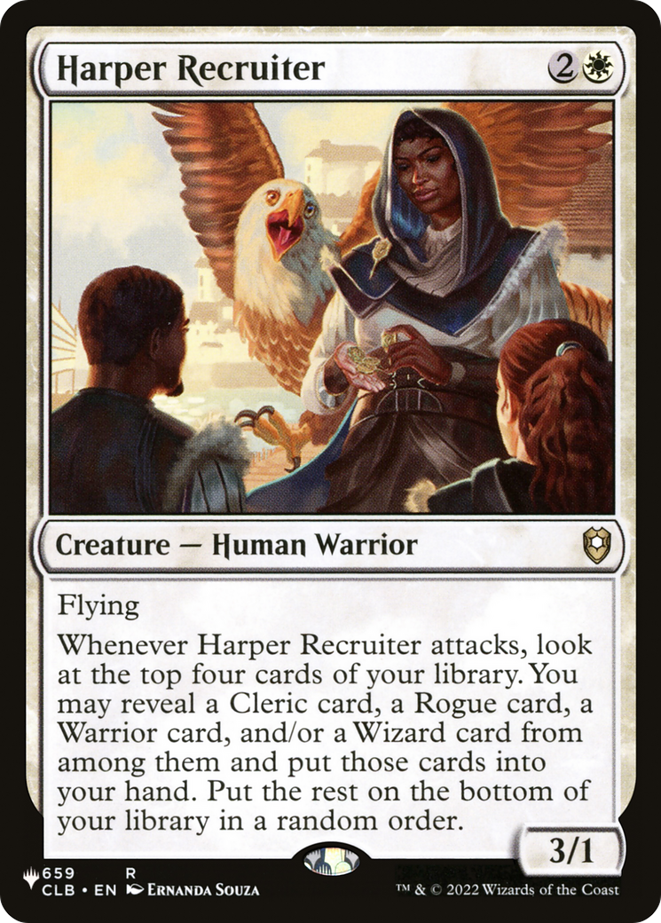 Harper Recruiter (CLB) [The List] - Magic: The Gathering - Card Brawlers | Quebec | Canada |