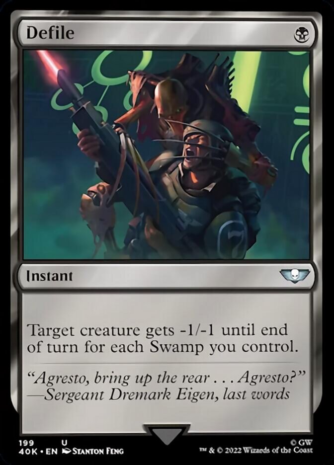 Defile (Surge Foil) [Warhammer 40,000] - Magic: The Gathering - Card Brawlers | Quebec | Canada |