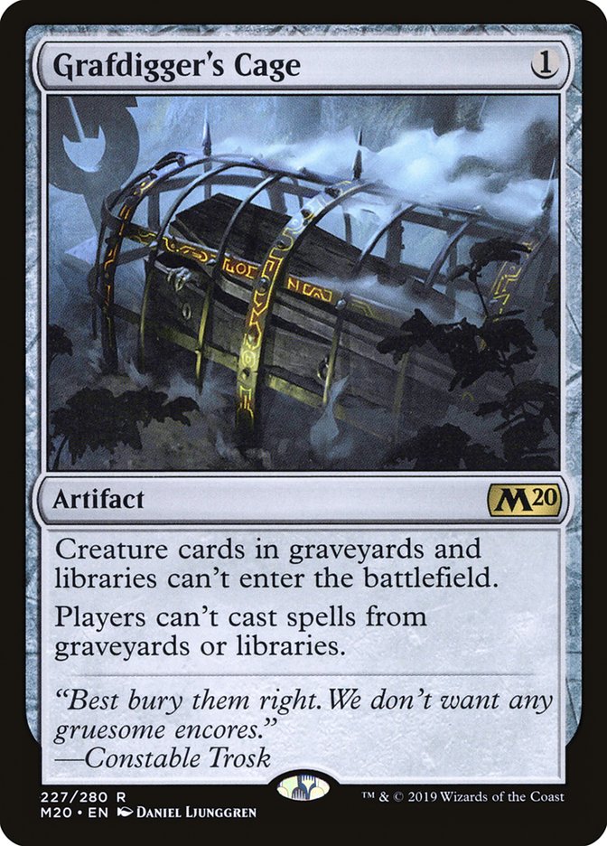 Grafdigger's Cage [Core Set 2020] - Magic: The Gathering - Card Brawlers | Quebec | Canada |