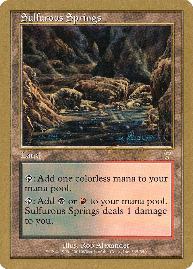 Sulfurous Springs (Tom van de Logt) [World Championship Decks 2001] - Magic: The Gathering - Card Brawlers | Quebec | Canada |